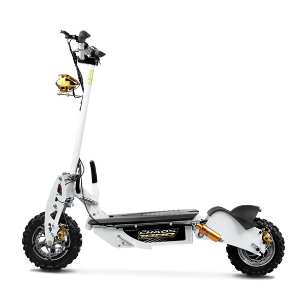 Chaos 1000w 48v SLA Hub Drive White Off Road Electric Scooter