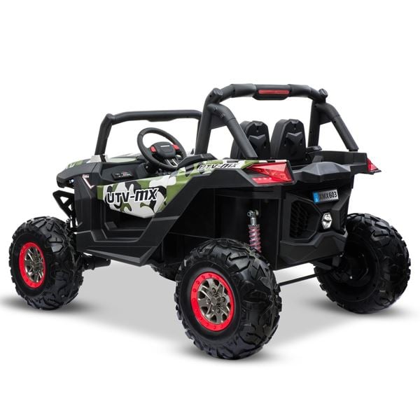 Urban Racer MX-1 4x4 12V Battery Army Camo Ride On Off Road Buggy