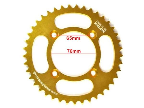 Pit Bike Rear Sprocket - TALON - 428 Pitch