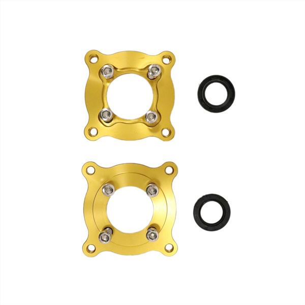Pit Bike Gold CNC Wheel Set with Kenda Tyres & SDG Hubs - 17''F / 14''R