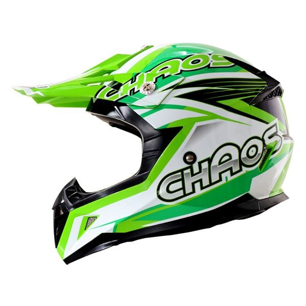 Chaos Adult Crash Helmet Green
