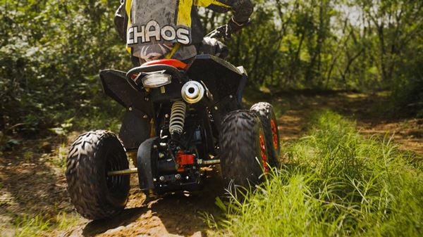 FunBikes X-Max Roughrider 110cc Red Junior Petrol Quad Bike