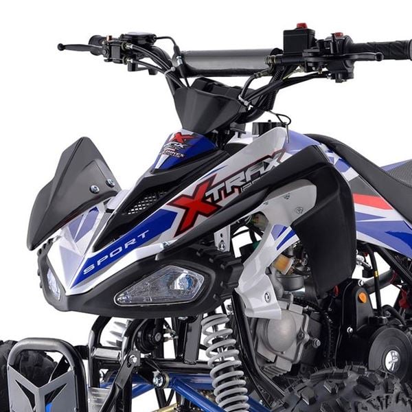 FunBikes Xtrax Sport 125cc Petrol Blue Junior Quad Bike