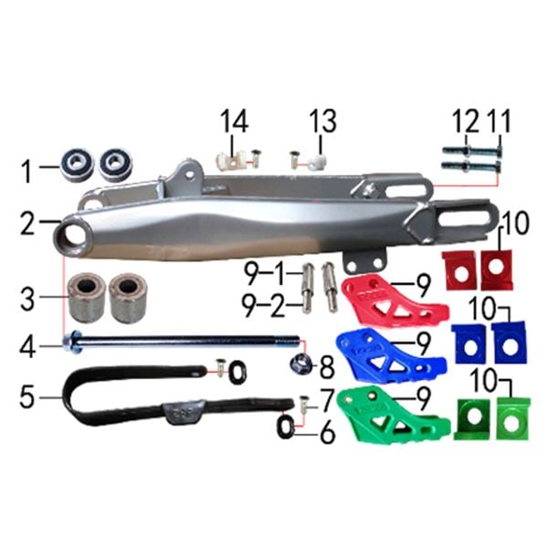 M2R KMX-R 140 Pit Bike 190mm Rear Brake Disc
