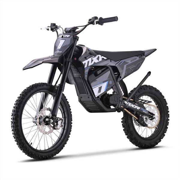 FunBikes MXR 6000 (8000w PP) 72v 35ah Li 19/16 Black Electric Dirt Bike