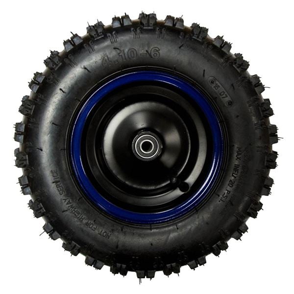 Funbikes 96 Big Wheel Petrol Mini Quad Blue Front Wheel