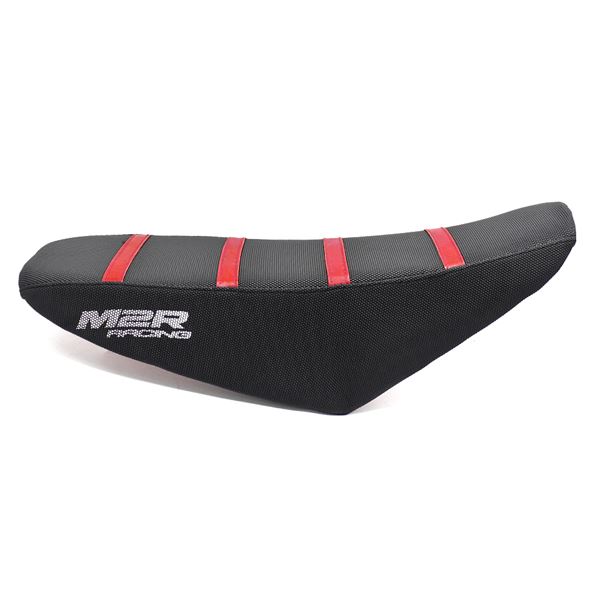 M2R KMX-R 125 Pit Bike Seat Red Striped Gripper Seat