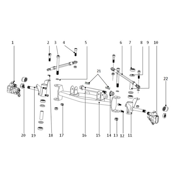 FunBikes Excite 50cc Mini Quad Track Rod