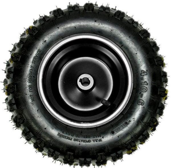 Funbikes 96 Big Wheel Petrol Mini Quad White Rear Wheel
