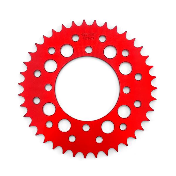 Pit Bike Red CNC Rear Sprocket 39T 428P