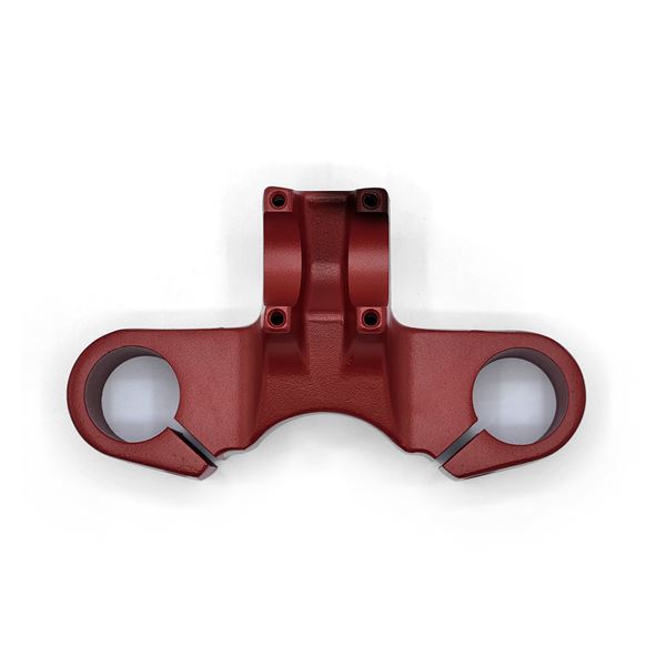 ZERO 11X 72v 3200w Electric Scooter Red Upper Handlebar Clamp