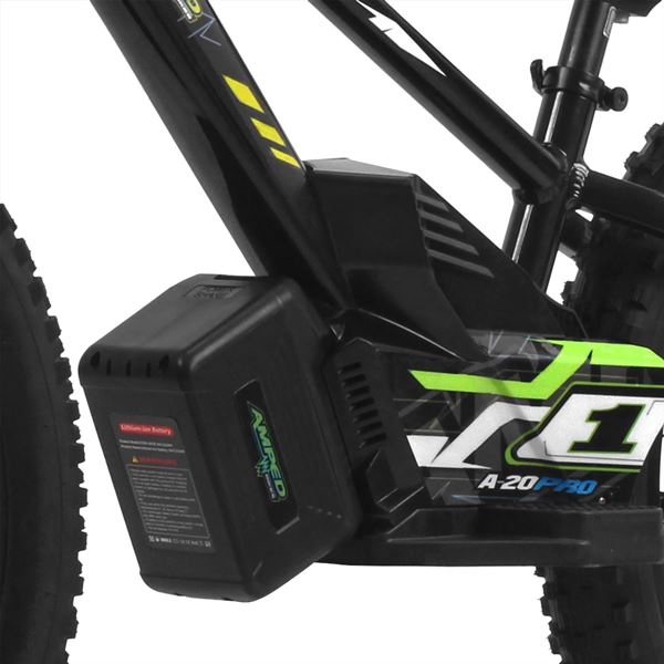 Amped A20 Pro Black 800w 36v 10ah Electric Balance Bike