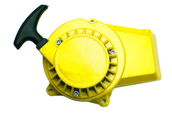 Mini Moto, Quad, Motard, Dirt Bike YELLOW Alloy Pull Start NON Easy 