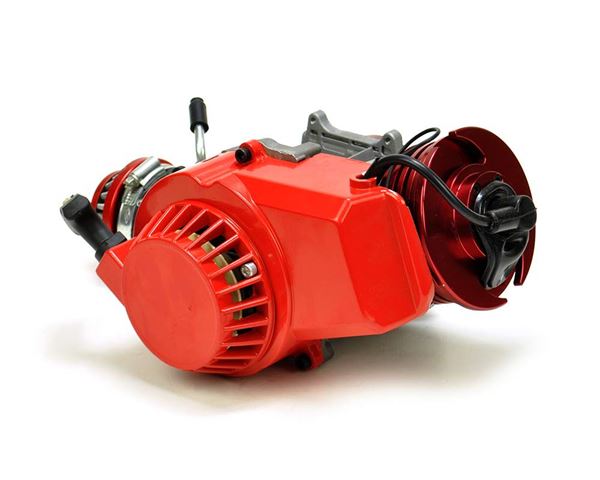 Mini Moto, Quad, Motard, Dirt Bike 50cc Race Engine Red