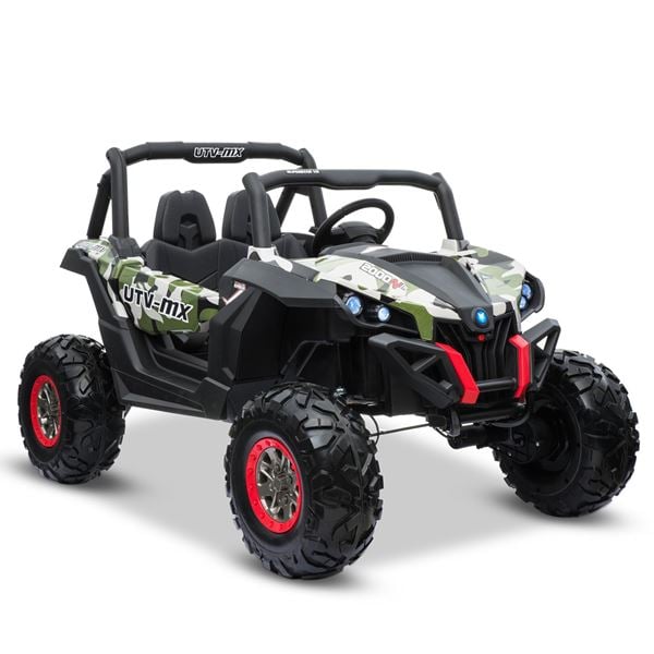 Urban Racer MX-1 4x4 12V Battery Army Camo Ride On Off Road Buggy