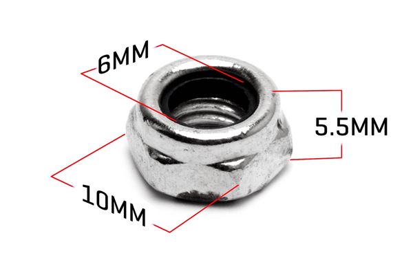 Funbikes MXR Dirt Bike Chain Adjuster Lock Nut