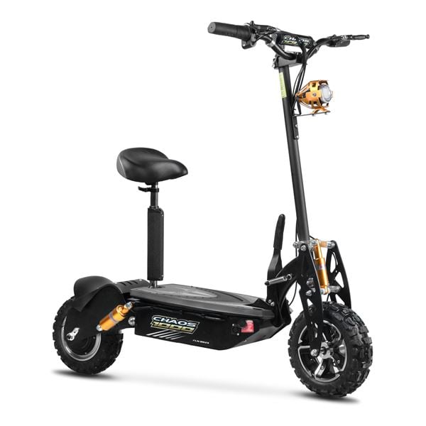 Chaos 1000w 48v SLA Hub Drive Black Off Road Electric Scooter