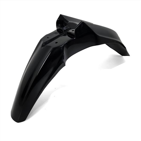 10Ten 250RX Dirt Bike Front Mudguard Black