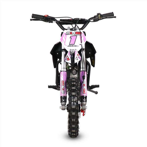 FunBikes MXR 50cc Motorbike 61cm Pink/Black Kids Dirt Bike