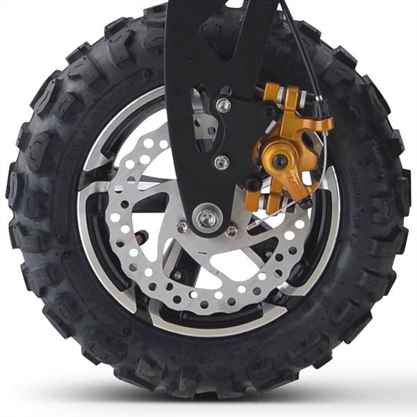 Chaos 48v 1600w Hub Drive Off Road Black Adult Electric Scooter