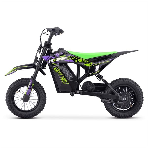 FunBikes MX350 Green Electric Kids Dirt Bike