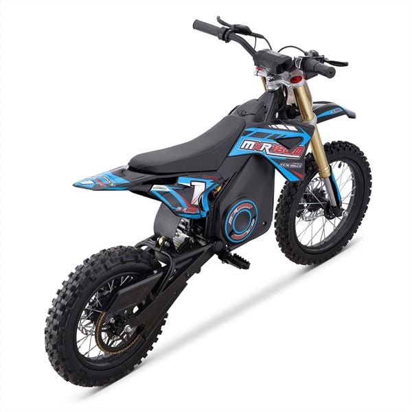 FunBikes MXR 1600w 48v Lithium Electric Motorbike 14/12 68cm Blue Kids Dirt Bike