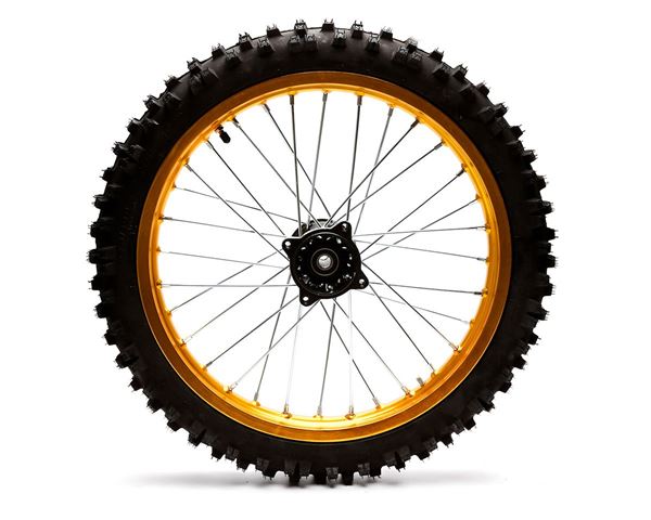 Pit Bike Gold Front Wheel 17 Inch Kenda Tyre