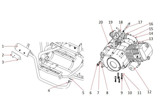 Funbikes T-Max Quad Bike Engine Washer