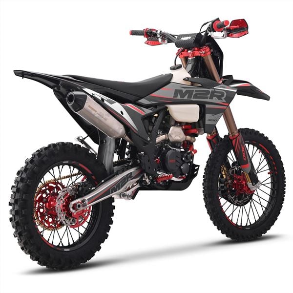 M2R RS-R 300 279cc 21/18 94cm Black/Grey Motocross Dirt Bike