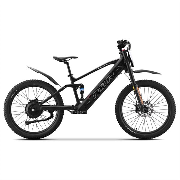 MXR Freestyle 24" 1500w 36v Li 24/24 Black MX Kids Electric Balance Bike