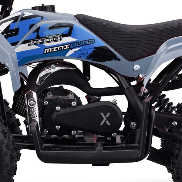 FunBikes Toxic 50cc Blue Kids Mini Petrol Quad Bike