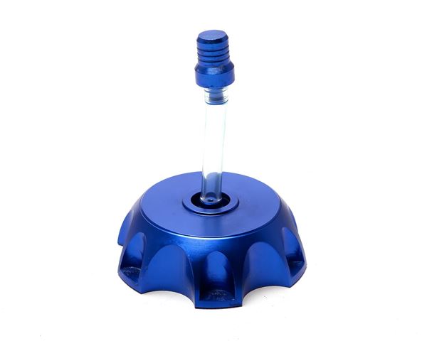 Pit Bike Alloy Filler Cap Blue