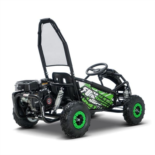 FunBikes Funkart Pro 98cc Green Kids Petrol Go Kart