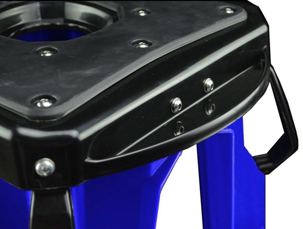 Dirt Pit Bike Pro MX Ridge Blue Stand