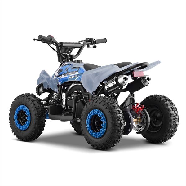 FunBikes Toxic 50cc Blue Kids Petrol Mini Quad Bike