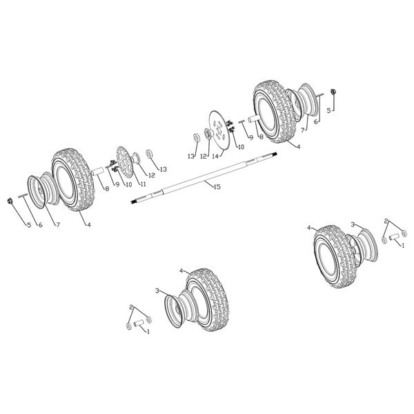FunBikes FunKart Pro 1000w Electric Go Kart Rear Axle Bearing 6004-RS