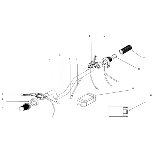 FunBikes MXR1500 Electric Dirt Bike Throttle Kit 48V