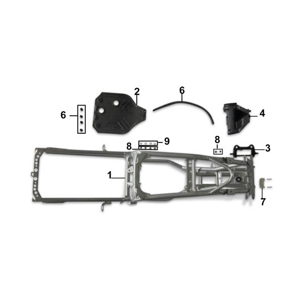 Pentora 250cc Quad Bike Main Frame
