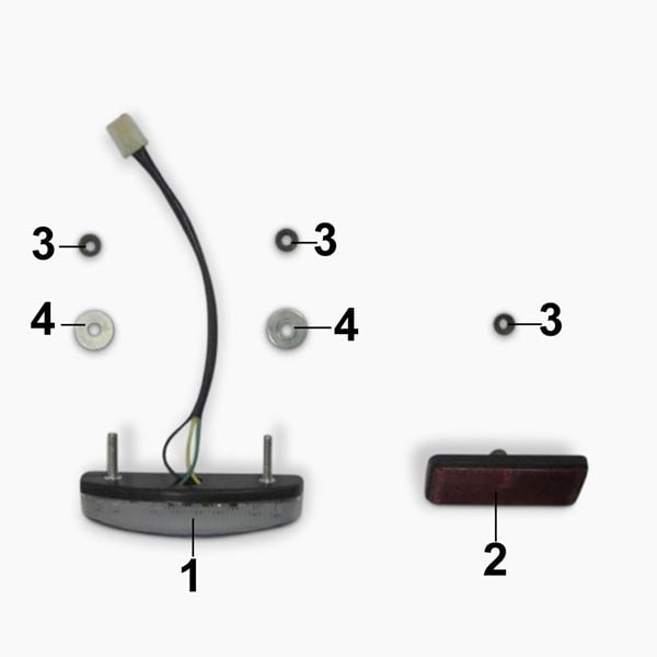 Xtrax Sport 250cc Quad Bike Rear Reflector Washer