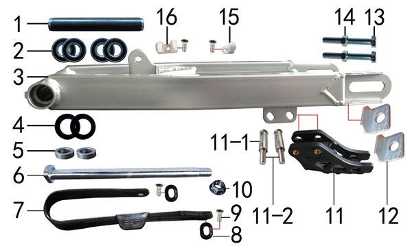M2R RF190 190cc Chain Adjuster Nut