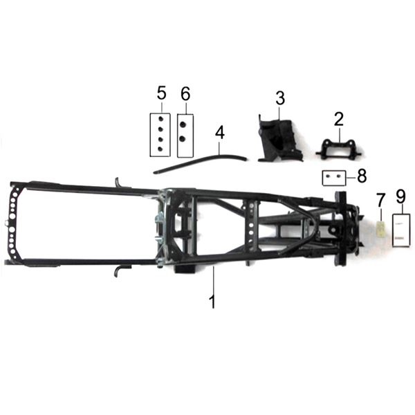 Pentora 125cc Quad Bike Main Frame