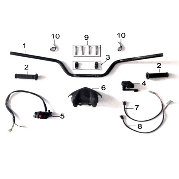 Pentora 125cc Quad Bike Thumb Throttle Unit